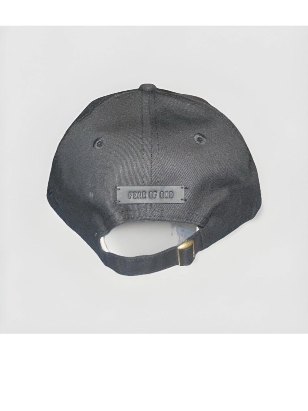 New Era Black Cap with White Gothic 'F' Embroidery - Picture 3 of 10
